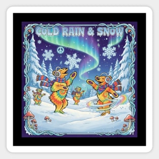 Deadhead Christmas Magnet